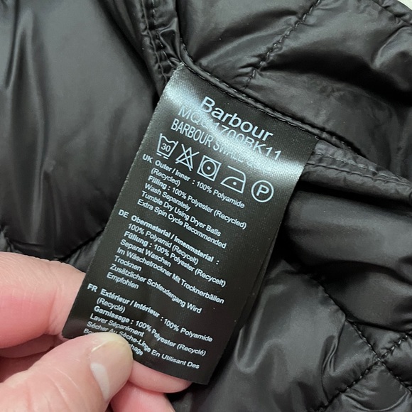 NWT - Barbour Unisex Lightweight Swale Quilted Jacket - Men M/Women L - Picture 10 of 11